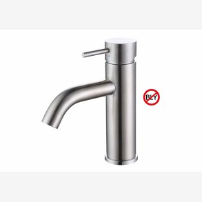 Blandingsbatteri, KN, hndvask, fast tud, bly-nikkel og cadmiumfri, rustfristl, poleret