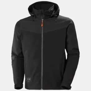 Helly Hansen Oxford Softshell Jakke med htte, sort str. L